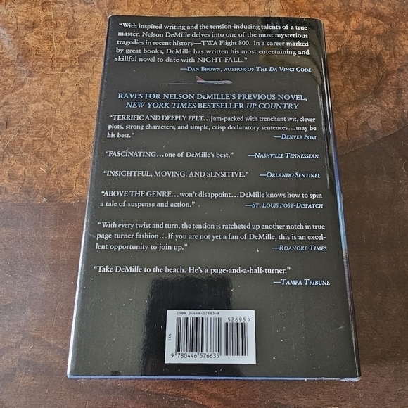 Night Fall Novel by Nelson DeMille, Hardcover, Pre-owned, Vintage - Picture 3 of 9